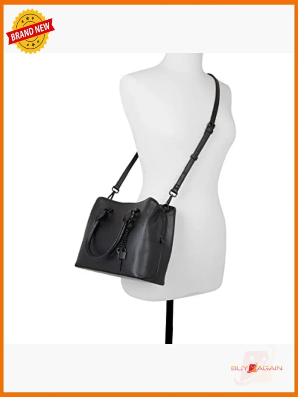 Spacious Synthetic Tote Bag with Shoulder Strap Top Zip Closure